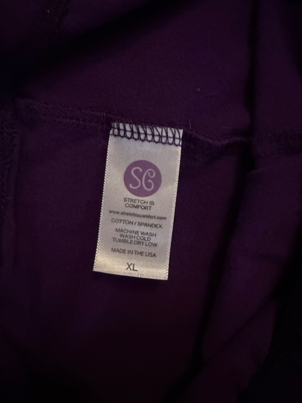 Stretch Is Comfort Bike Shorts Bundle Purple XL & Lavender 2XL - Picture 2 of 3
